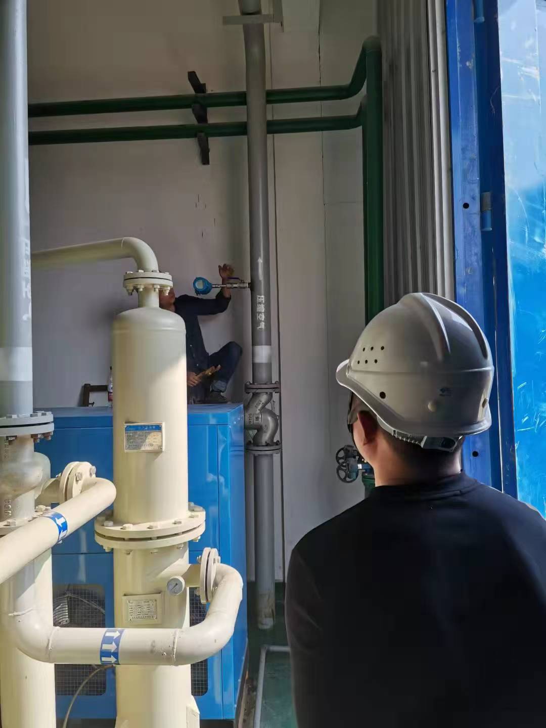 熱式氣體質(zhì)量流量計在壓縮空氣管路上安裝